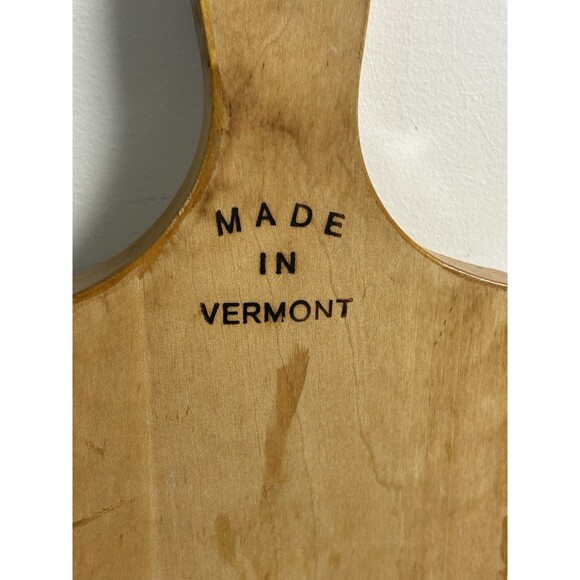 Vintage Hand Painted Wood Kitchen Wall Art Red Flowers PA Dutch Style Vermont - Picture 6 of 9